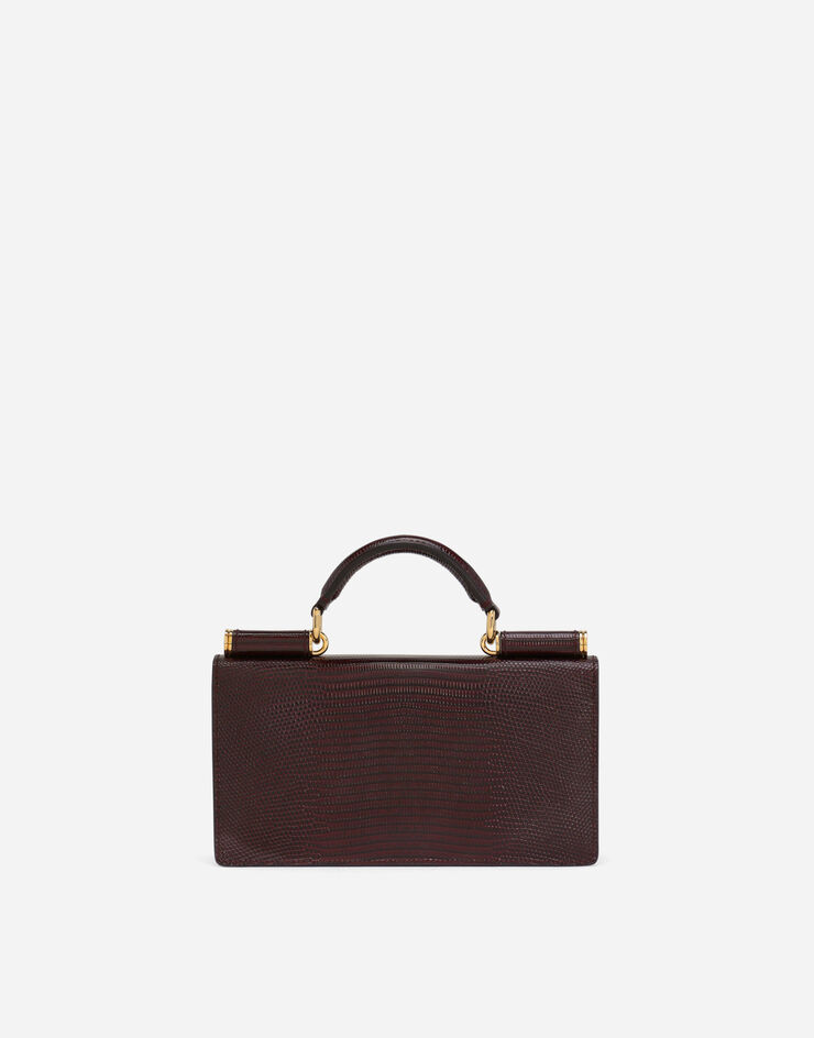 Dolce&Gabbana Minibolso con motivo de iguana Burdeos BI3280A1095