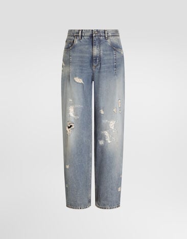 Dolce & Gabbana Denim trousers Multicolor GP16UDG8QE7
