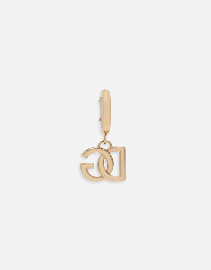 Dolce & Gabbana Colgante con mosquetón y logotipo DG Dorado WVQ5L1W1111