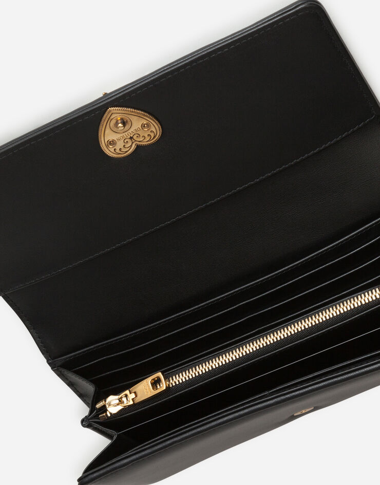 Dolce & Gabbana Grand portefeuille Devotion continental Noir BI1268AV967