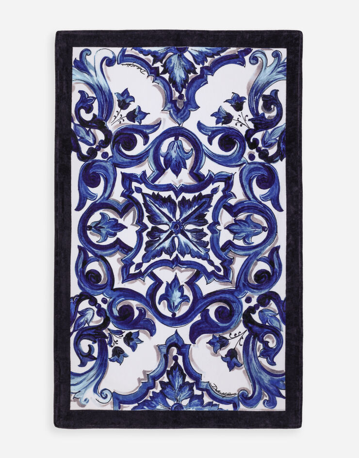 Dolce & Gabbana Terry Cotton Beach Towel Multicolor TCF013TCAHD