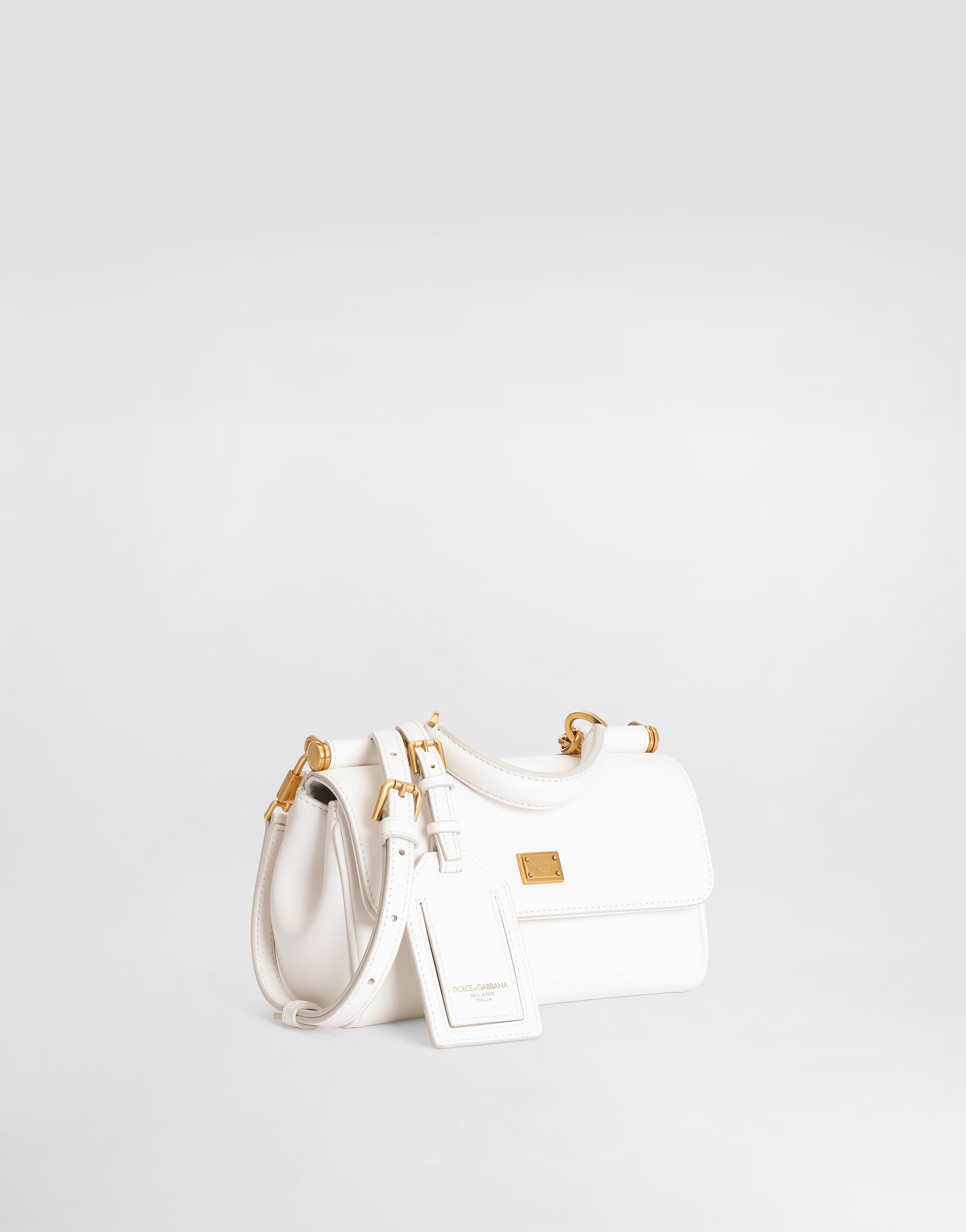 Mini My Sicily handbag in calfskin in White for Women