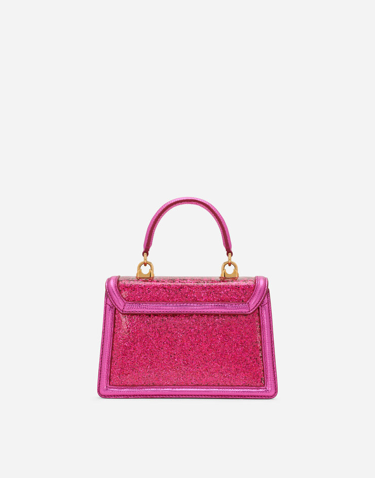 Dolce&Gabbana Sac à anse supérieure Devotion petit format Fuchsia BB6711AP299