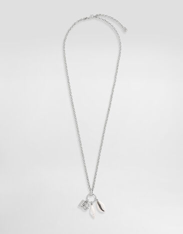 Dolce & Gabbana DGロゴ ネックレス Silver WNR5C2W1111