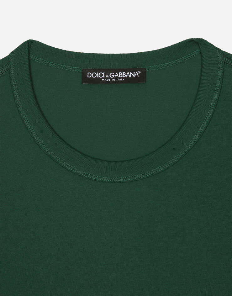 Dolce & Gabbana Tシャツ コットン ロゴプレート マルチカラー G8PT1TG7F2I