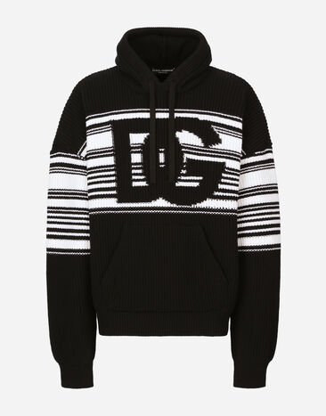 Hoodie with DG logo inlay main image 0