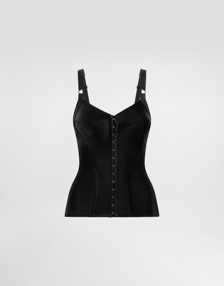 Dolce & Gabbana 弹力缎布束身上衣 黑 F7525TGDCMX