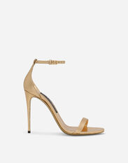Dolce & Gabbana Python skin sandals Orange CR1702AS204