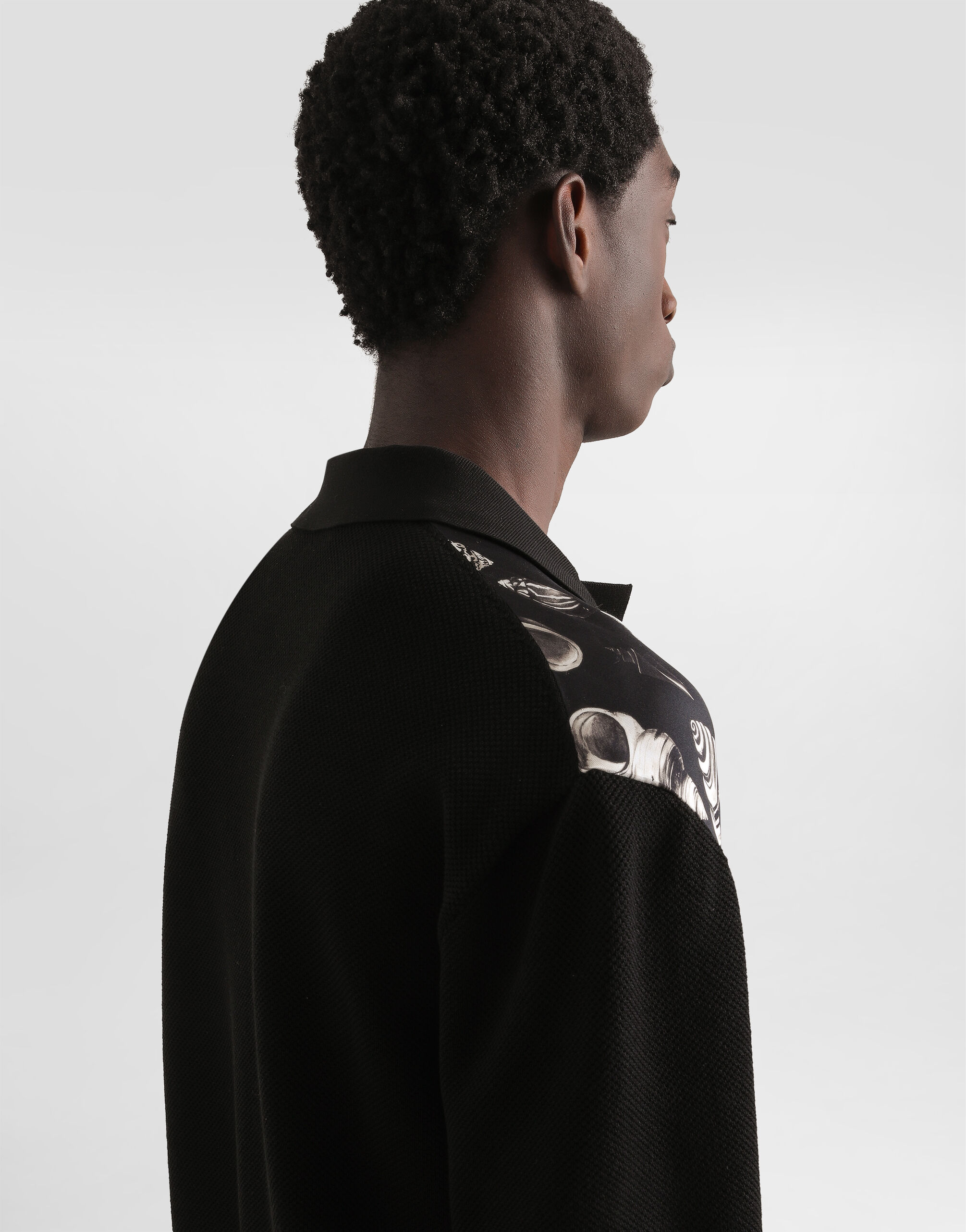 Silk and cotton shirt in Multicolor for Men | Dolce&Gabbana® US