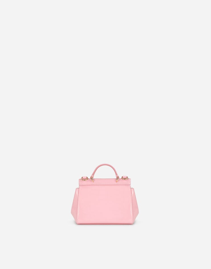 Dolce & Gabbana Patent leather mini Sicily bag Pink EB0003A1067
