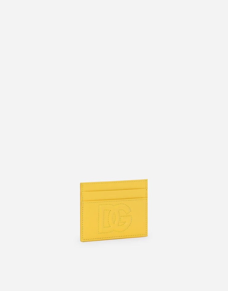Dolce & Gabbana DG Logo card holder Yellow BI0330AG081