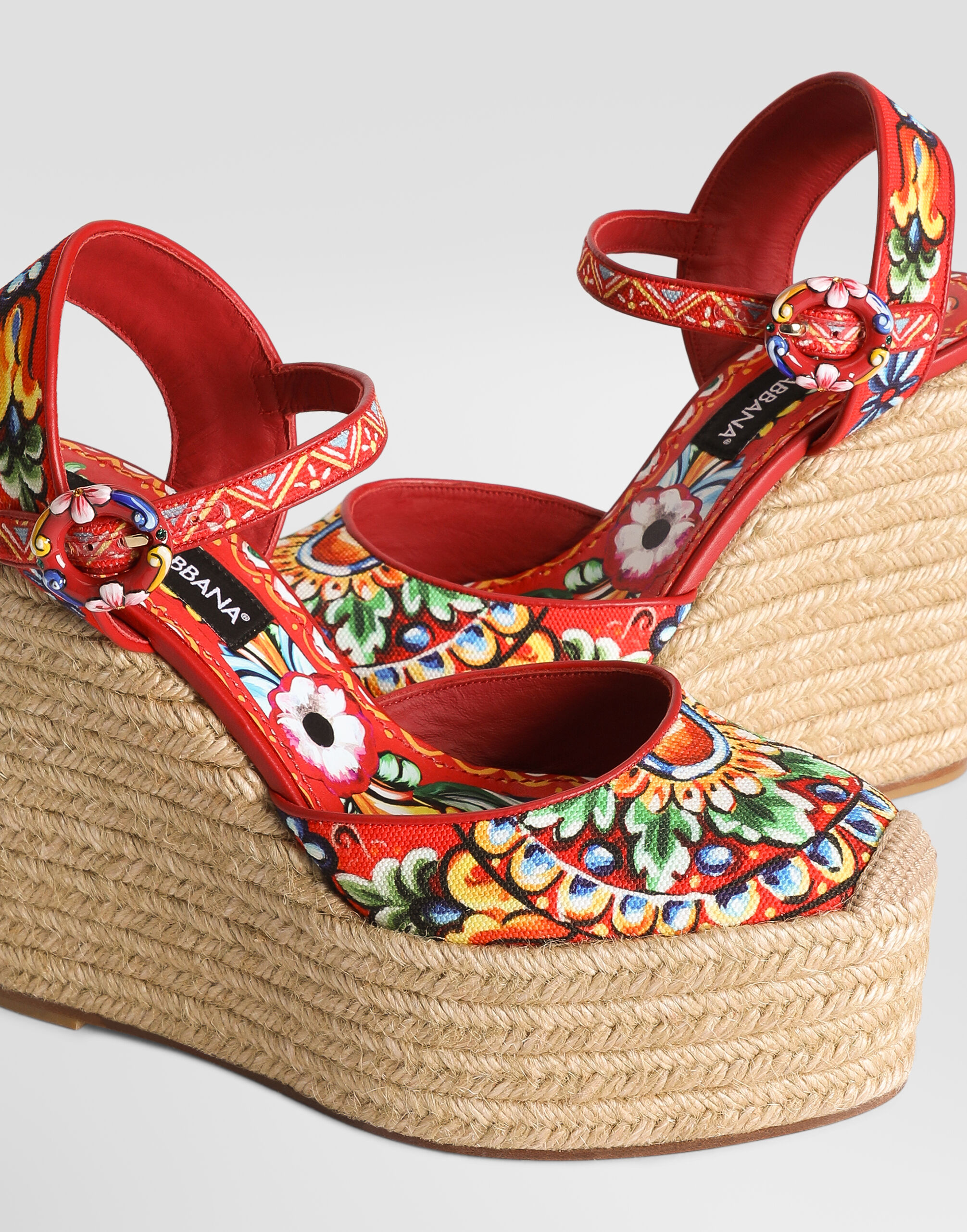 マルチカラーのウィメンズ SANDALO ZEPPA | Dolce&Gabbana®