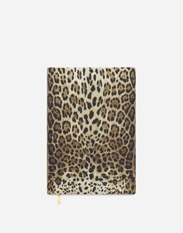 Dolce & Gabbana Medium Ruled Notebook Leather Cover Multicolor TCF019TCAGB