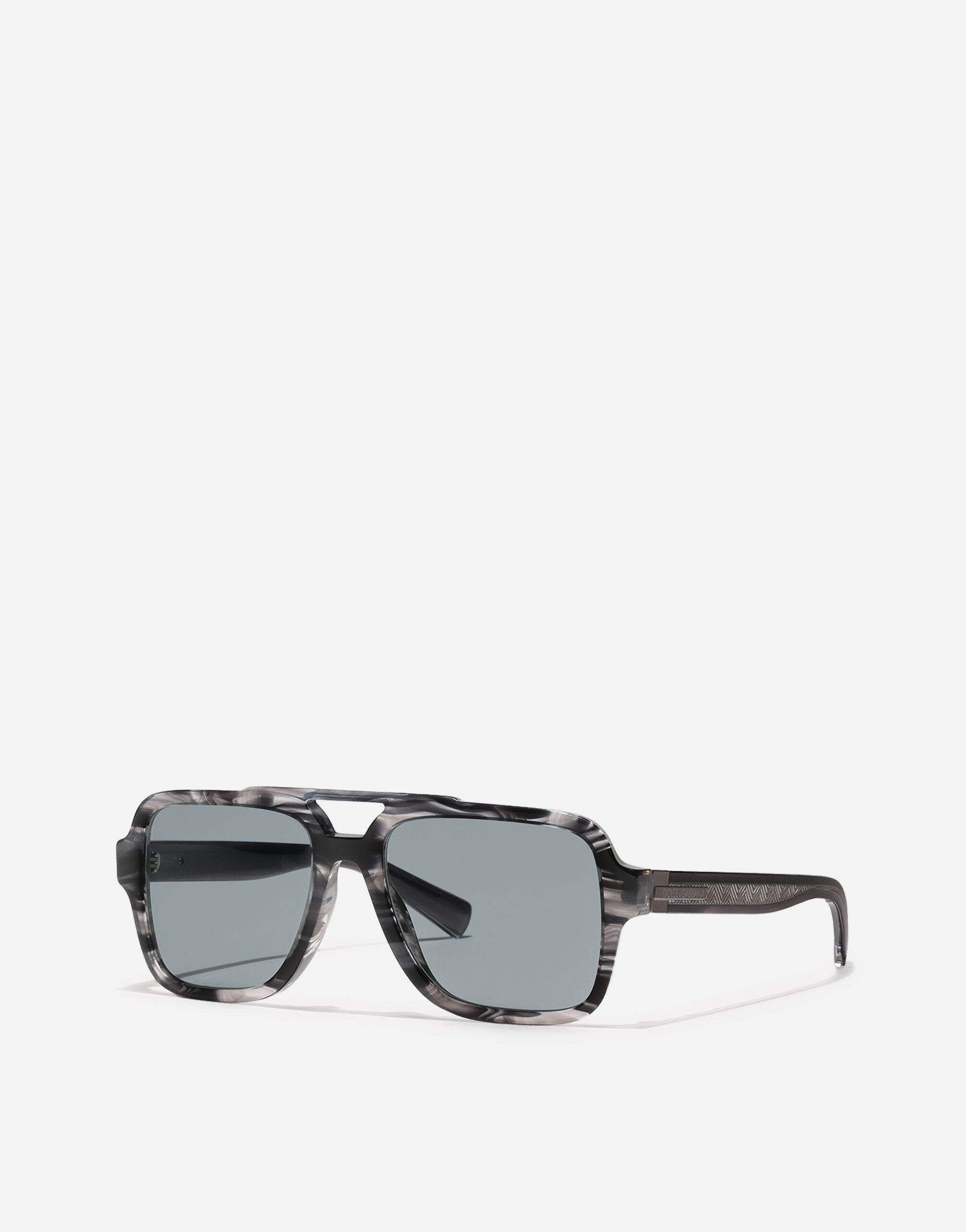 Sartoria Sunglasses in Striped Grey for Men | Dolce&Gabbana® US