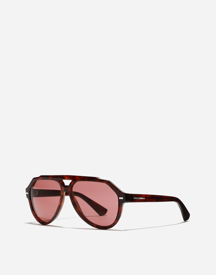 Dolce & Gabbana Sonnenbrille Banano Havanna-Rot VG4452VP869