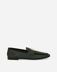Dolce & Gabbana Calfskin loafers with DG logo Multicolor CS2072AQ858