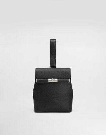 Dolce & Gabbana Marlene alpine calfskin crossbody bag Black BM2482A9AB6
