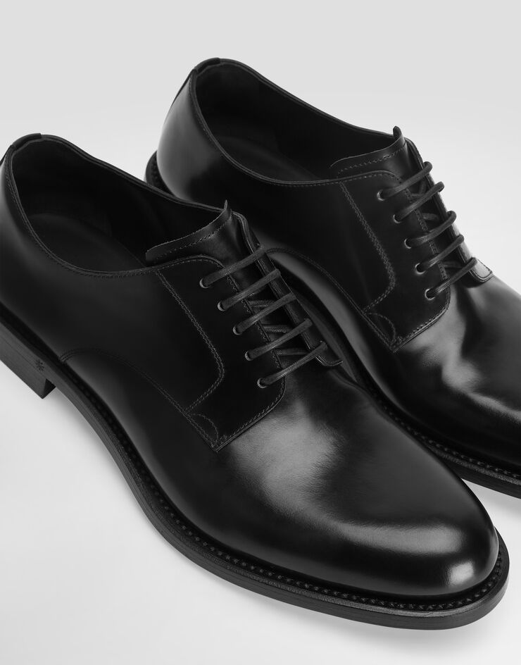 Dolce & Gabbana Brushed calfskin derby Black A10879A1203