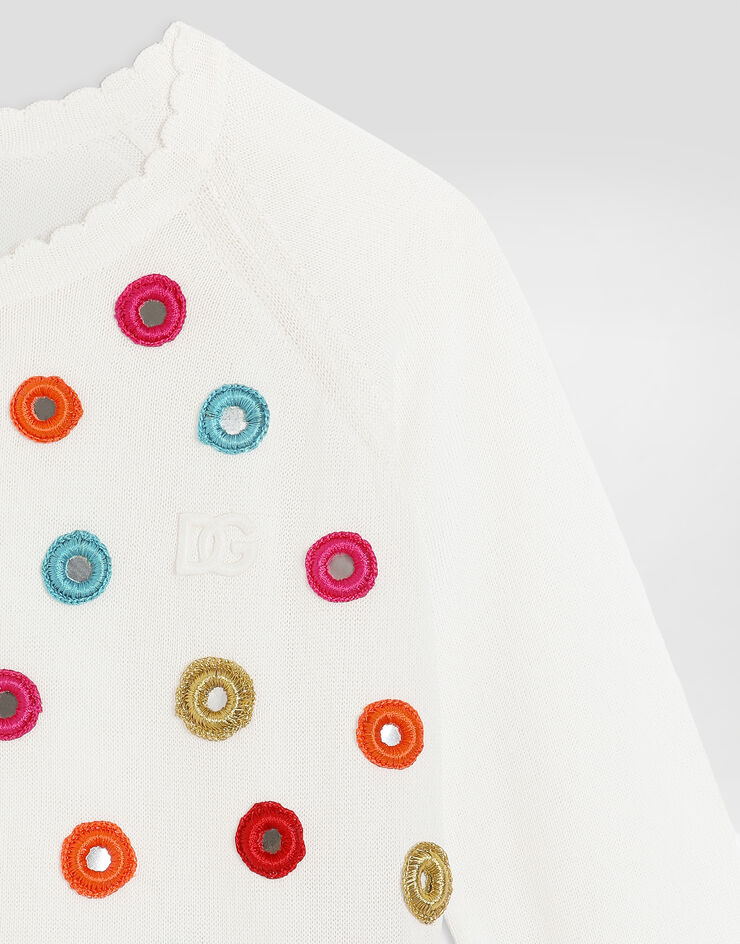 Dolce & Gabbana Knit cardigan White L5KWMDJAIR8