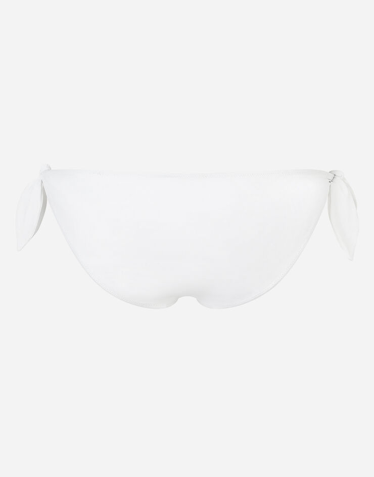 Dolce & Gabbana Tie bikini bottoms WHITE O2A06JFUGA2