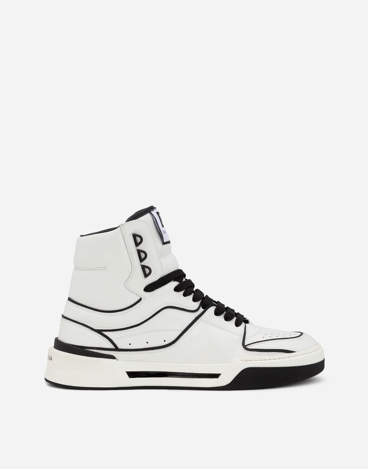 Dolce & Gabbana Mid-Top-Sneaker New Roma aus Kalbsnappaleder Mehrfarbig CS2037AY965