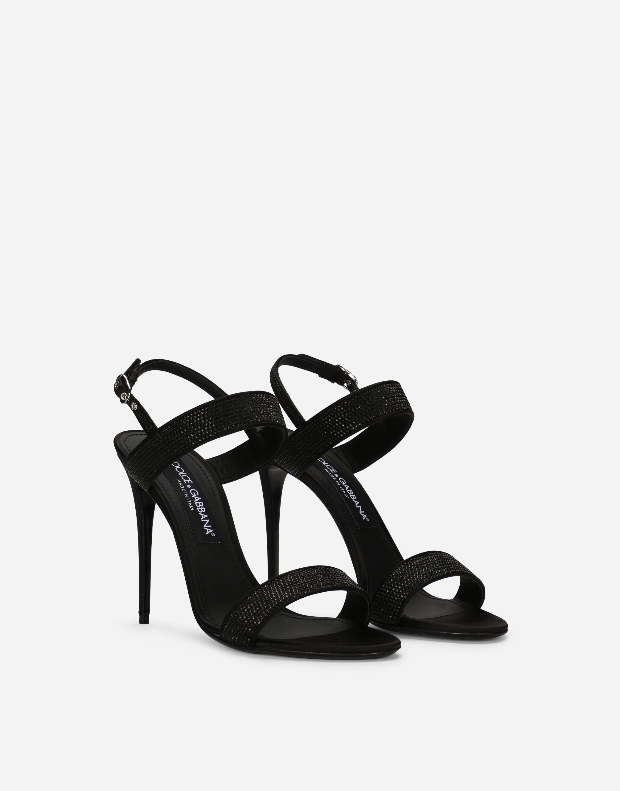 【Dolce Gabbana】SANDAL FLAT◆CQ0620AV885 Patent leather thong sandals with embroidery in White for