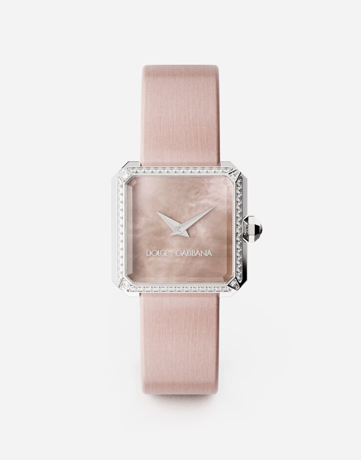 Dolce & Gabbana Montre Sofia en acier avec diamants incolores Rose Ancien WWJC2SXCMDT