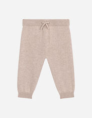 DolceGabbanaSpa Plain-knit cotton jogging pants Pink L1JPIBG7KR1