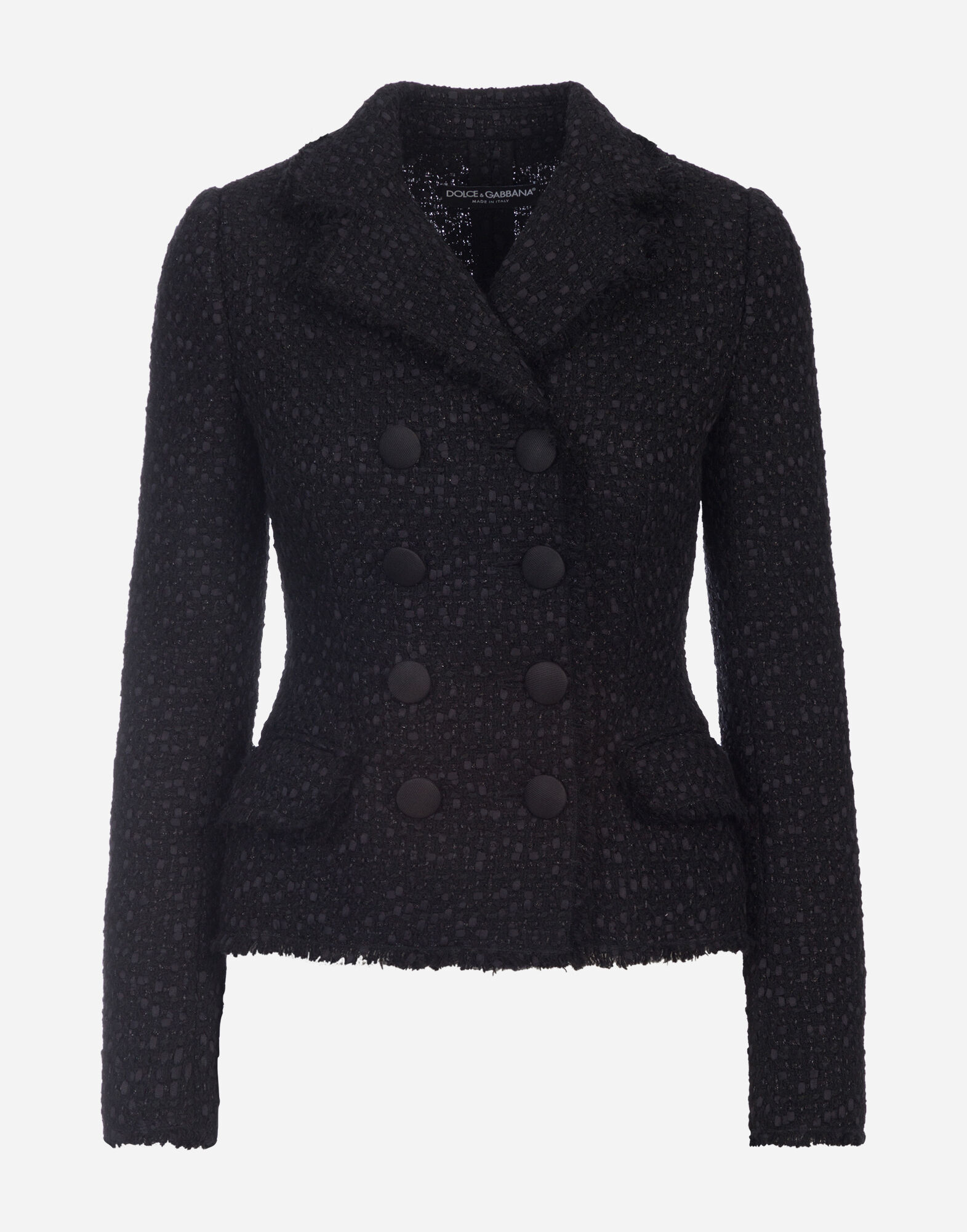 ジャケット DOLCE & GABBANA Black Tweed Blazer Tweed blazer Dolce & Gabbana Black size 46 IT in Tweed