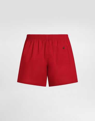 Dolce & Gabbana Cotton poplin boxers Red M3A21TON0ED