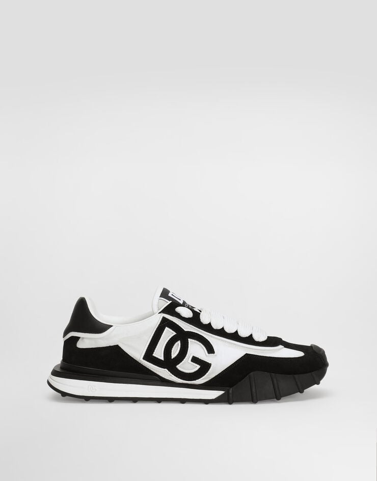 Dolce & Gabbana DG Athletic sneakers in fabric and calfskin Dolce & Gabbana DG Athletic sneakers in fabric and calfskin Multicolor CS2384A0136