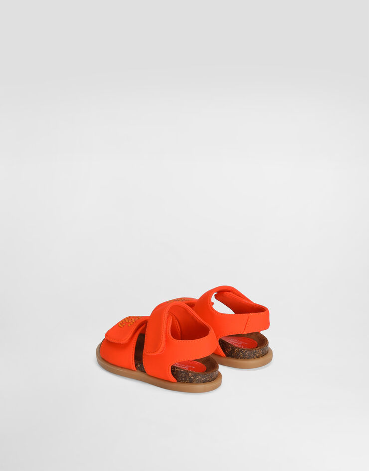 Dolce & Gabbana Sandals with rhinestones Orange D20085A3G64
