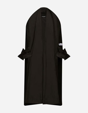 Dolce & Gabbana KIM DOLCE&GABBANA Long wool and cashmere coat Black F0C7CTFU3QZ