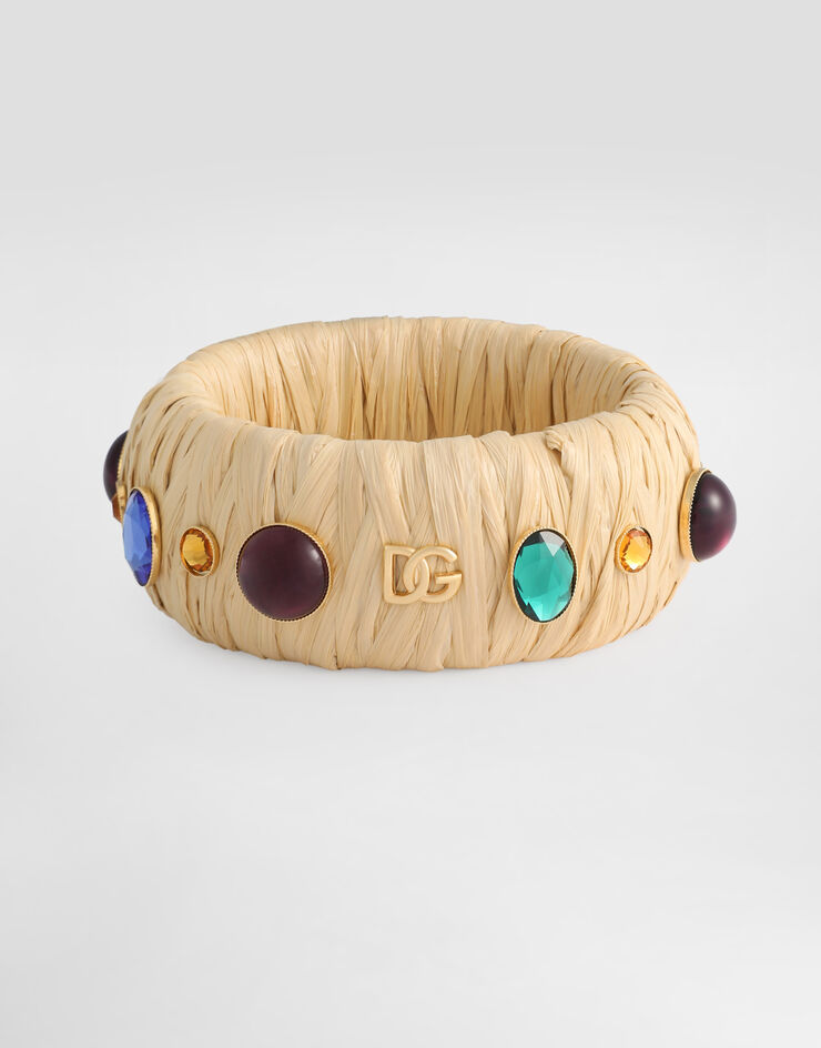 Dolce & Gabbana Pulsera de rafia Multicolor WBR6R4W1111