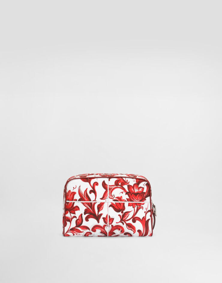 Dolce & Gabbana Majolica-print essenza poplin handbag Multicolor BM2500A0645