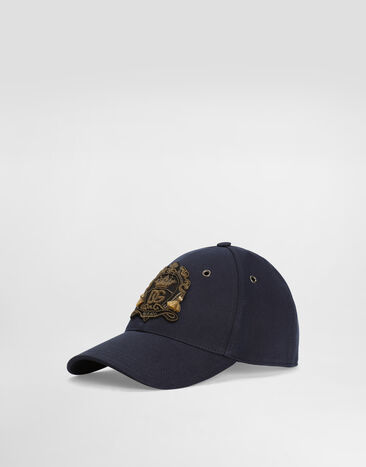 Dolce & Gabbana Washed-effect drill baseball cap Multicolor GH935ZG8ON8