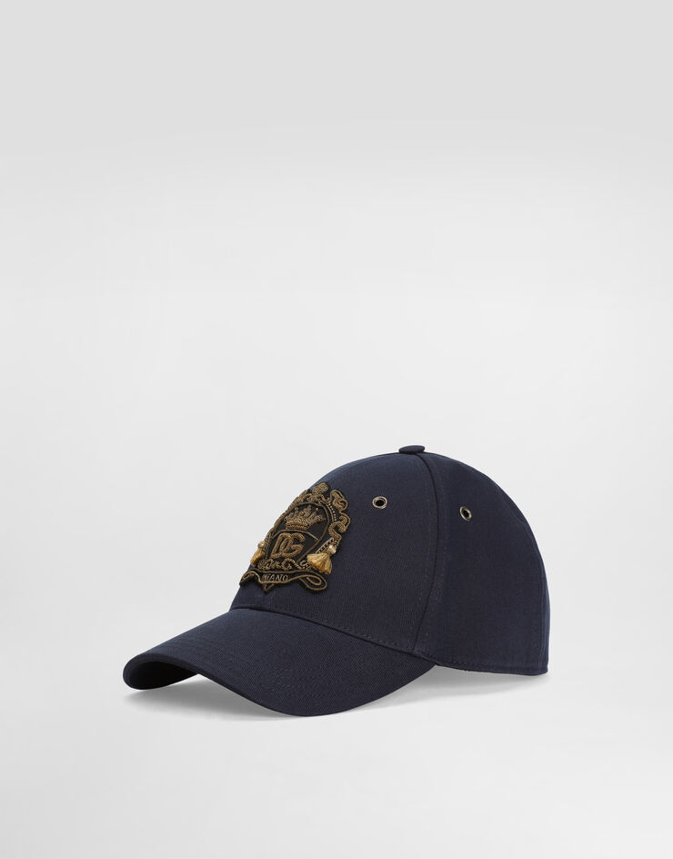 Dolce & Gabbana Washed-effect drill baseball cap Multicolor GH935ZG8ON8