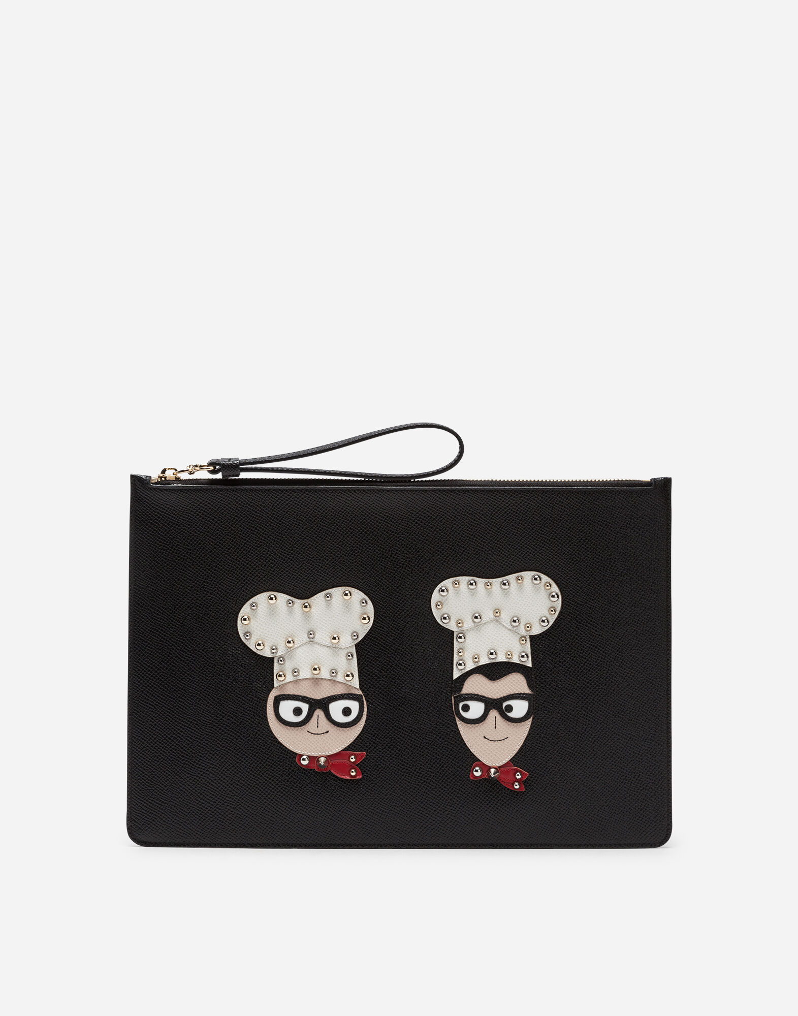 【Dolce & Gabbana】カーフスキン 3.5 クラッチ クラッチバッグ DAUPHINEカーフスキン デザイナーズパッチ
