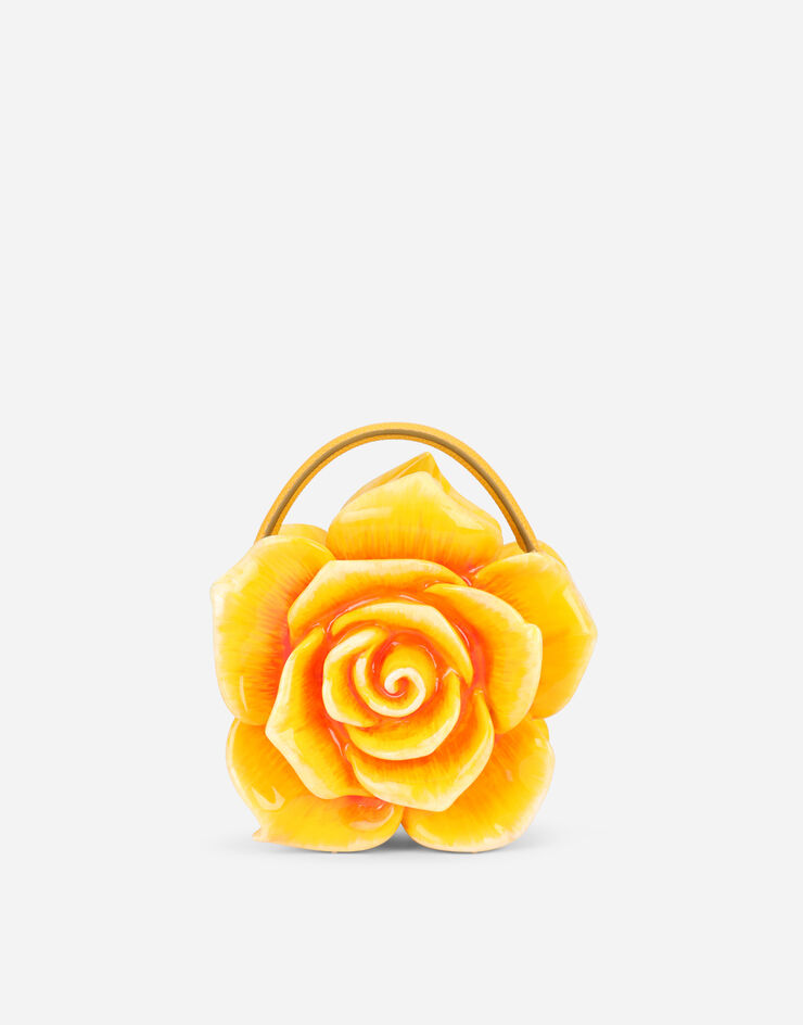 Dolce & Gabbana Borsa Dolce Box rosa in resina dipinta Giallo BB6935AQ689