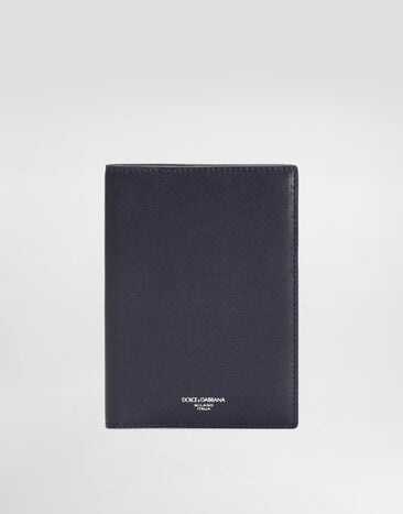 Dolce & Gabbana Crocodile leather passport case Blue BP2215AV956