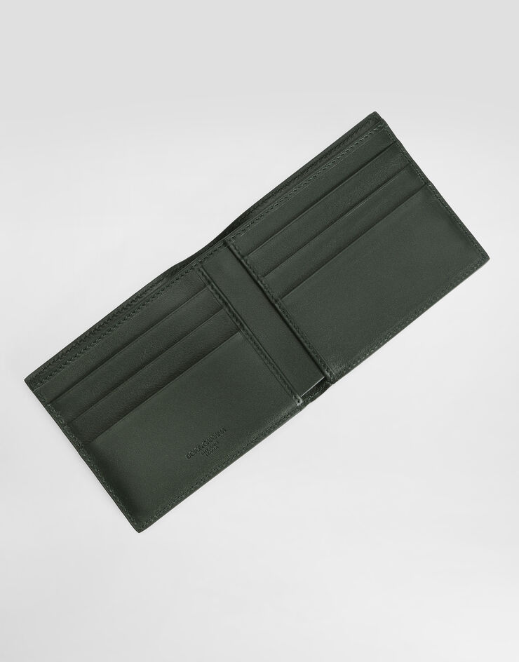 Dolce & Gabbana Eel skin wallet with laser weave Multicolor BP1321AN419