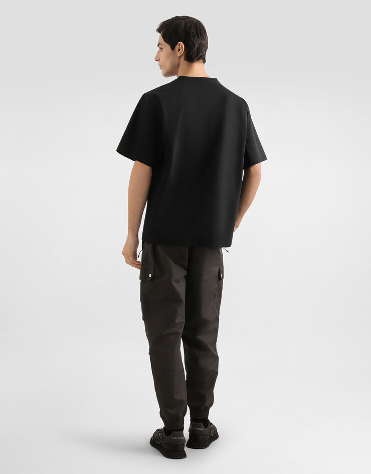 Dolce & Gabbana Nylon canvas cargo trousers Grey GP14PTFUS34