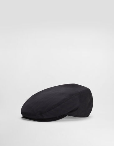 Dolce & Gabbana Virgin wool pinstripe flat cap Multicolor GH587ZFR227