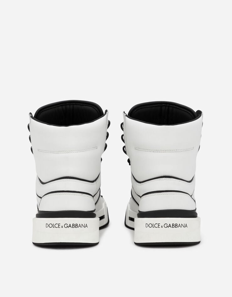 Dolce & Gabbana Mid-Top-Sneaker New Roma aus Kalbsnappaleder Mehrfarbig CS2037AY965