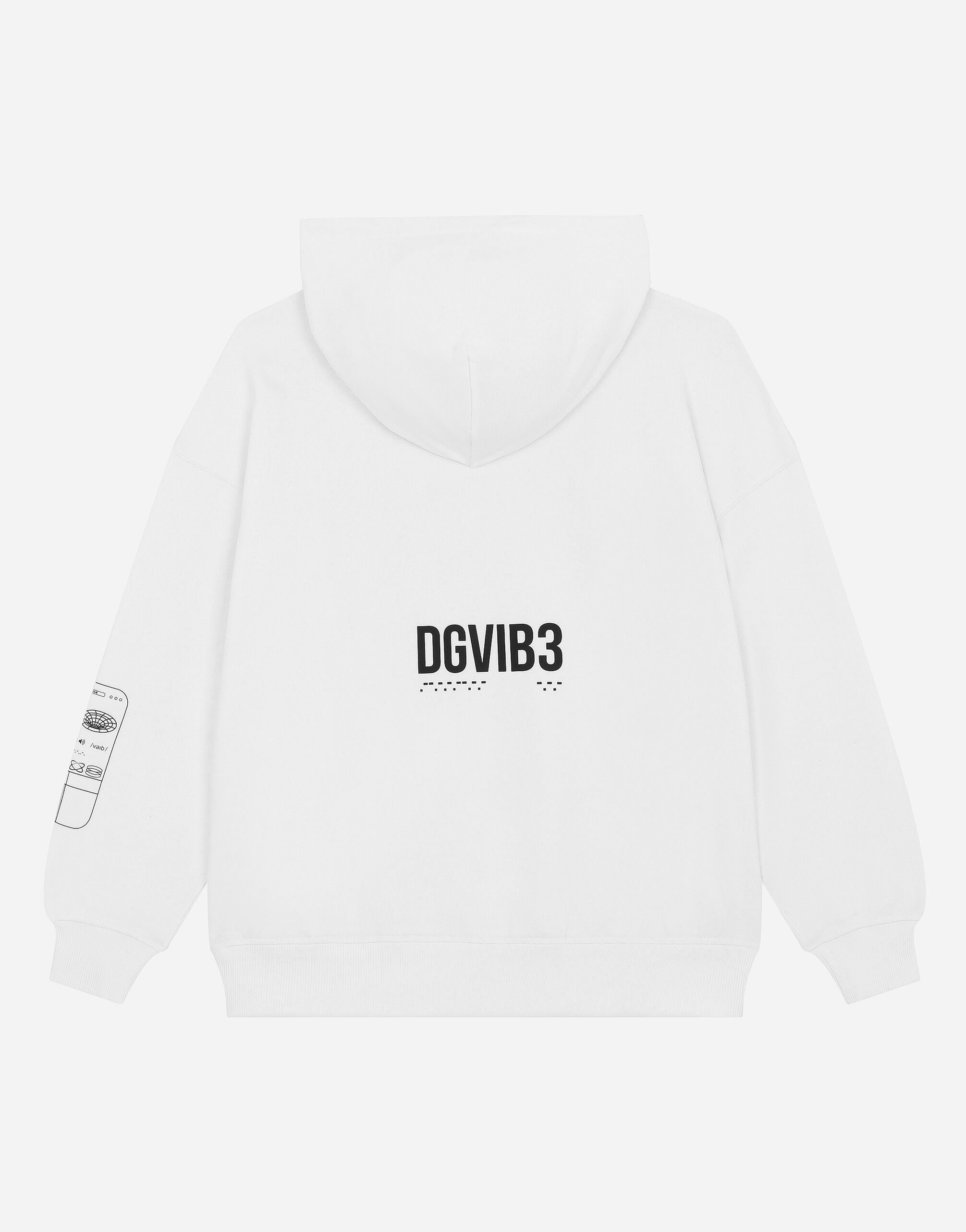 Jersey hoodie with DGVIB3 logo