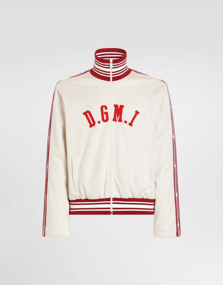 Dolce & Gabbana Technical piqué sweatshirt Dolce & Gabbana Technical piqué sweatshirt Beige G9CBQZHU7W0