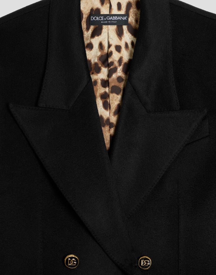 Dolce & Gabbana Linda double-breasted cashmere jacket Dolce & Gabbana Linda double-breasted cashmere jacket Black F2JBATFU2D1