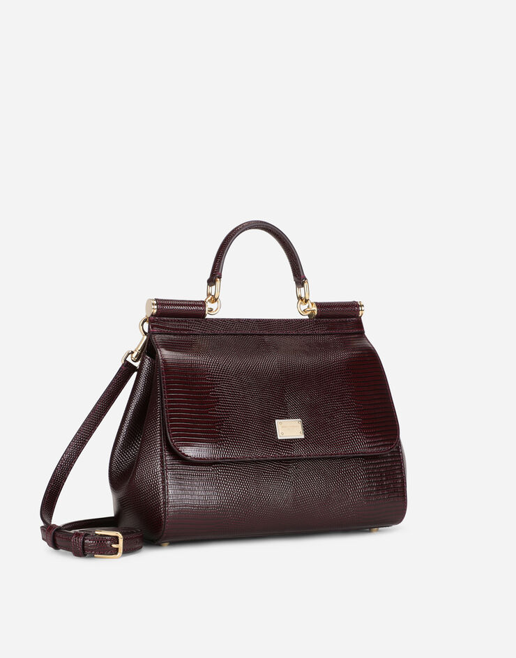 Dolce & Gabbana Large Sicily handbag Bordeaux BB6002A1095