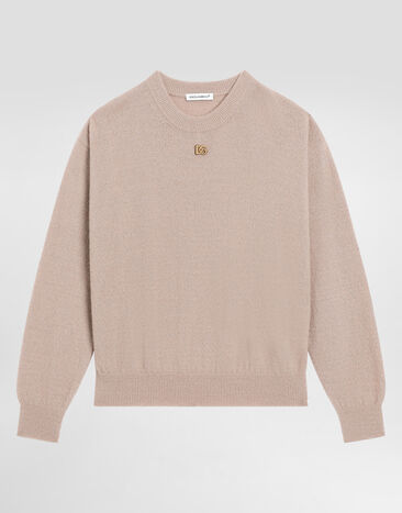Dolce & Gabbana Plain-knit sweater Pink L5KWMEJGMAY