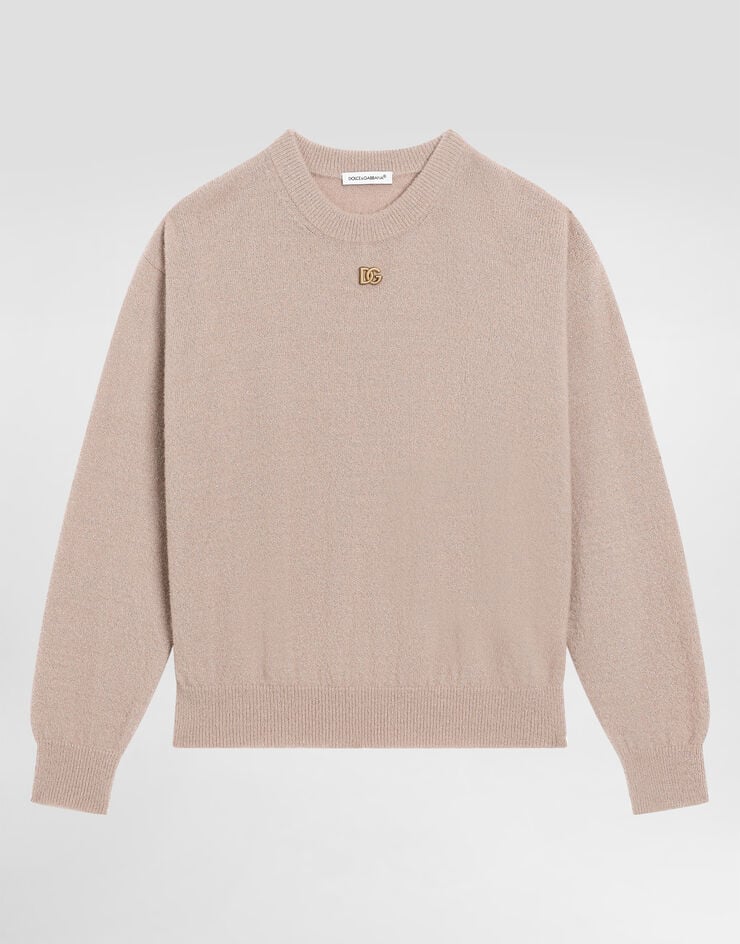 Dolce & Gabbana Plain-knit sweater Pink L5KWMEJGMAY
